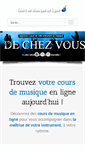 Mobile Screenshot of cours-de-musique-en-ligne.com